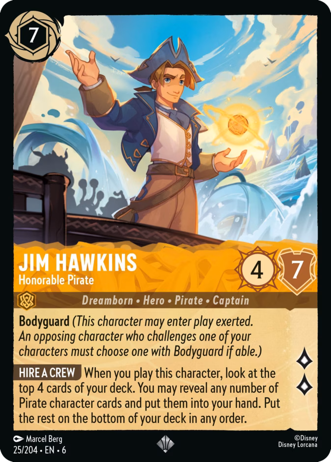 Carta Jim Hawkins · Honorable Pirate