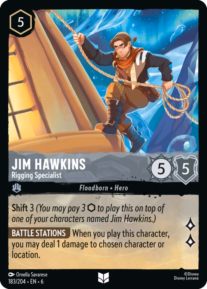 Carta Jim Hawkins · Rigging Specialist