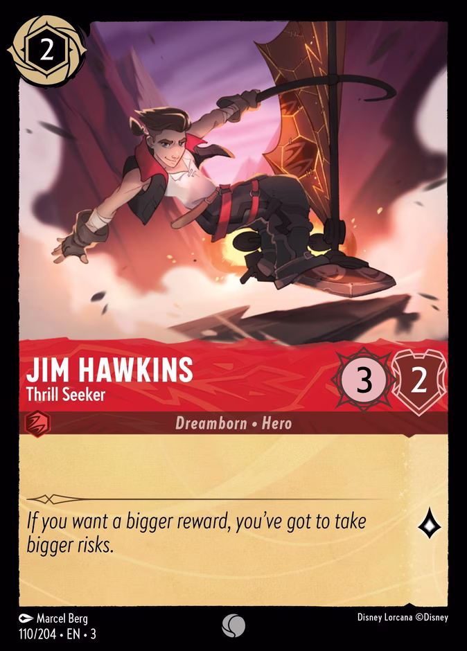 Carta Jim Hawkins · Thrill Seeker