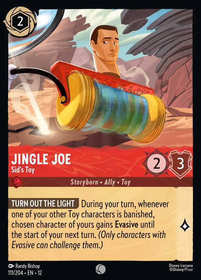 Carta Jingle Joe · Sid's Toy