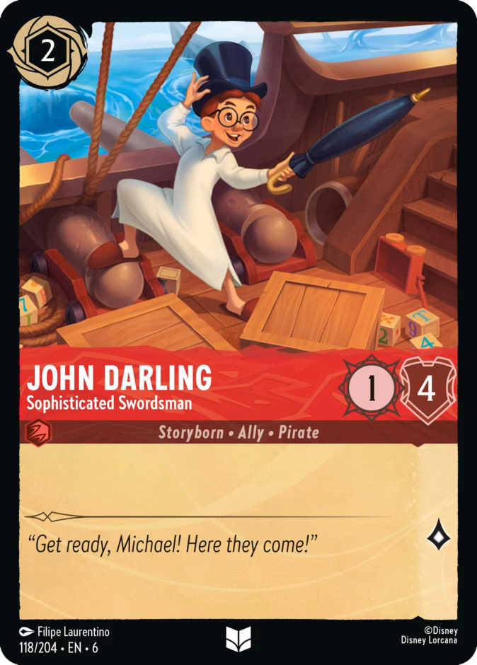 Carta John Darling · Sophisticated Swordsman