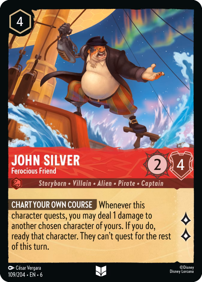 Carta John Silver · Ferocious Friend