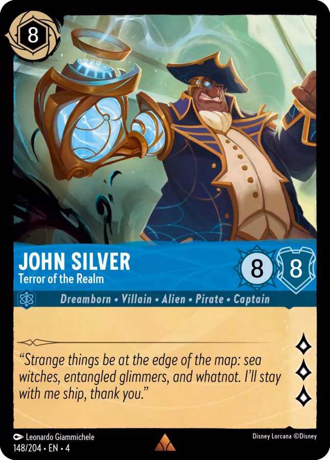 Carta John Silver · Terror of the Realm