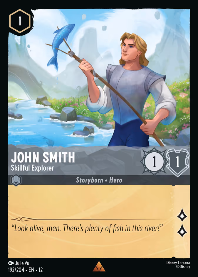 Carta John Smith · Skillful Explorer