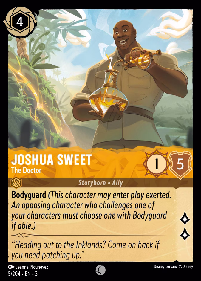 Carta Joshua Sweet · The Doctor