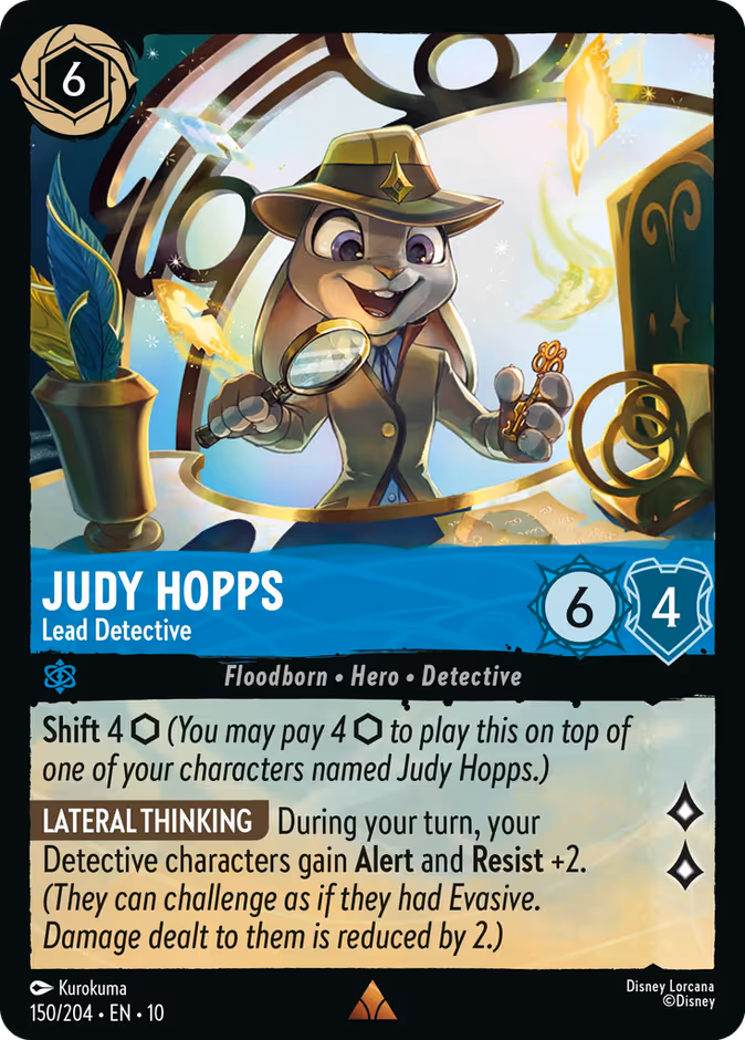 Carta Judy Hopps · Lead Detective