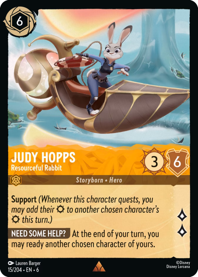Carta Judy Hopps · Resourceful Rabbit
