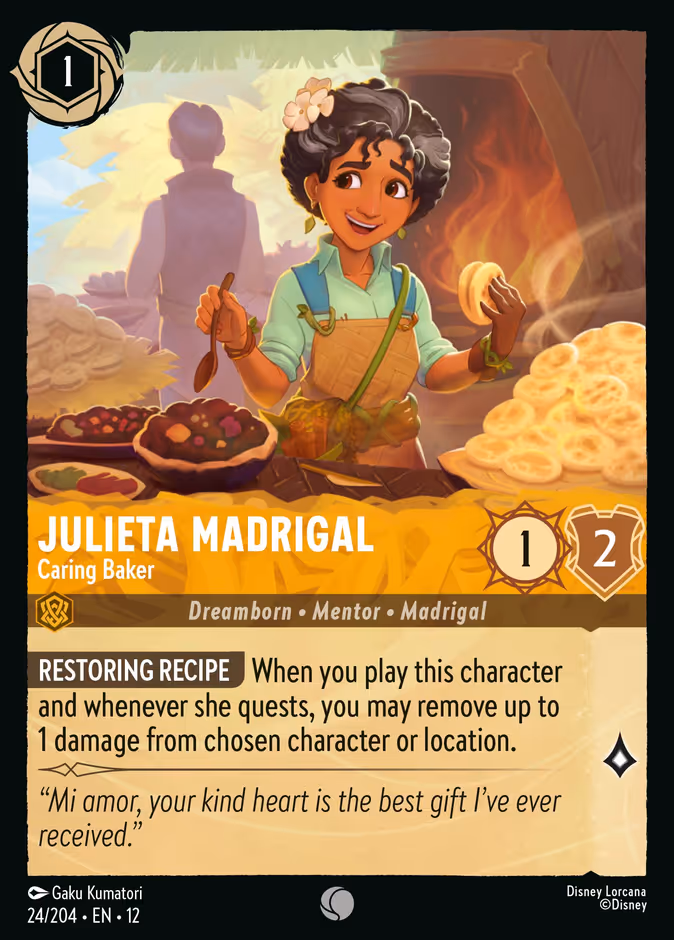 Carta Julieta Madrigal · Caring Baker