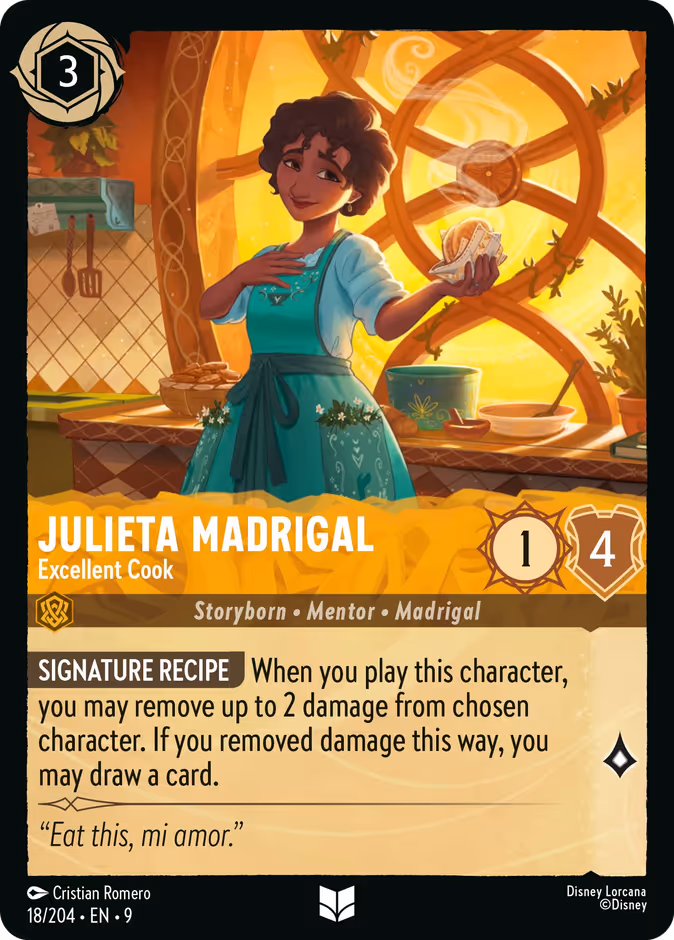 Carta Julieta Madrigal · Excellent Cook