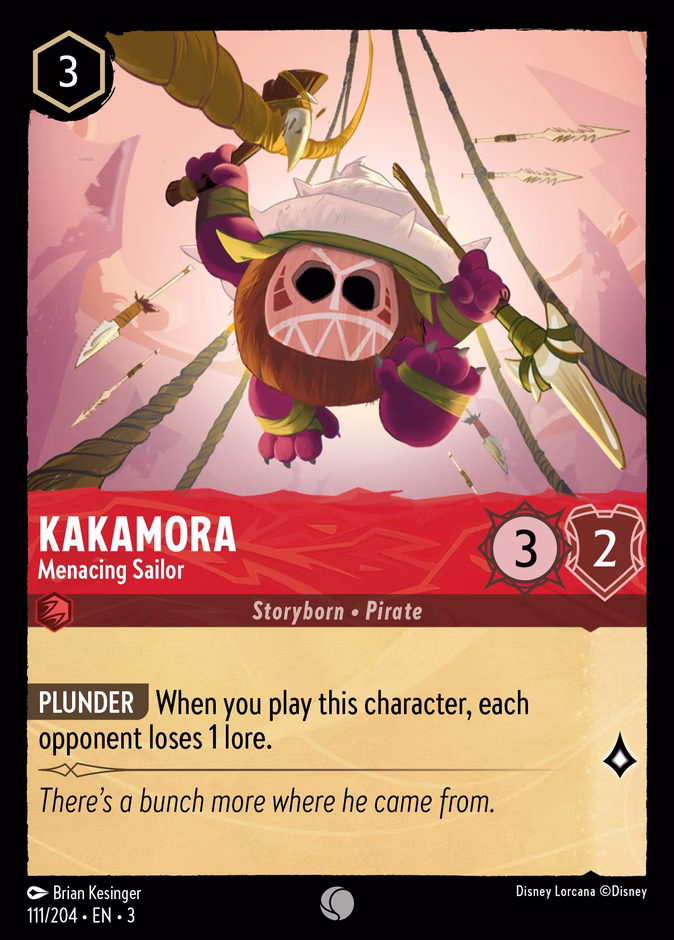 Carta Kakamora · Menacing Sailor
