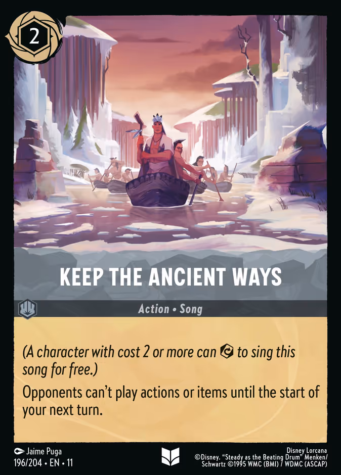 Carta Keep the Ancient Ways · 