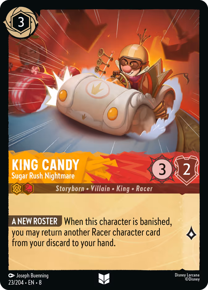 Carta King Candy · Sugar Rush Nightmare