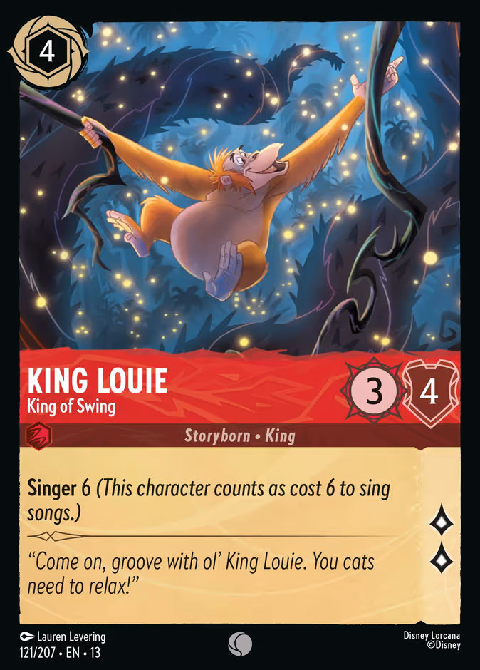 Carta King Louie · King of Swing
