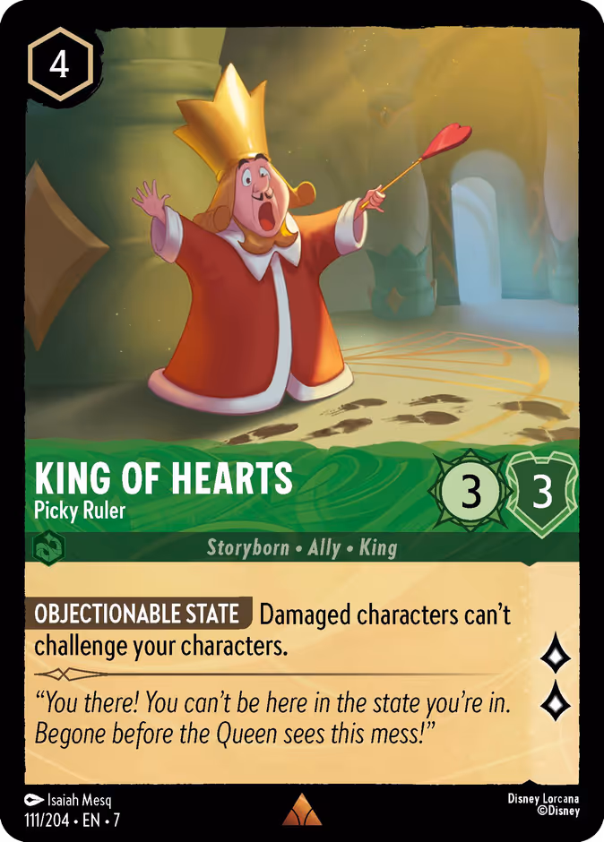Carta King of Hearts · Picky Ruler