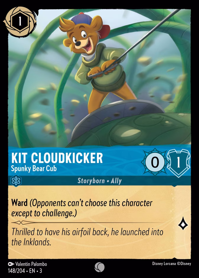 Carta Kit Cloudkicker · Spunky Bear Cub