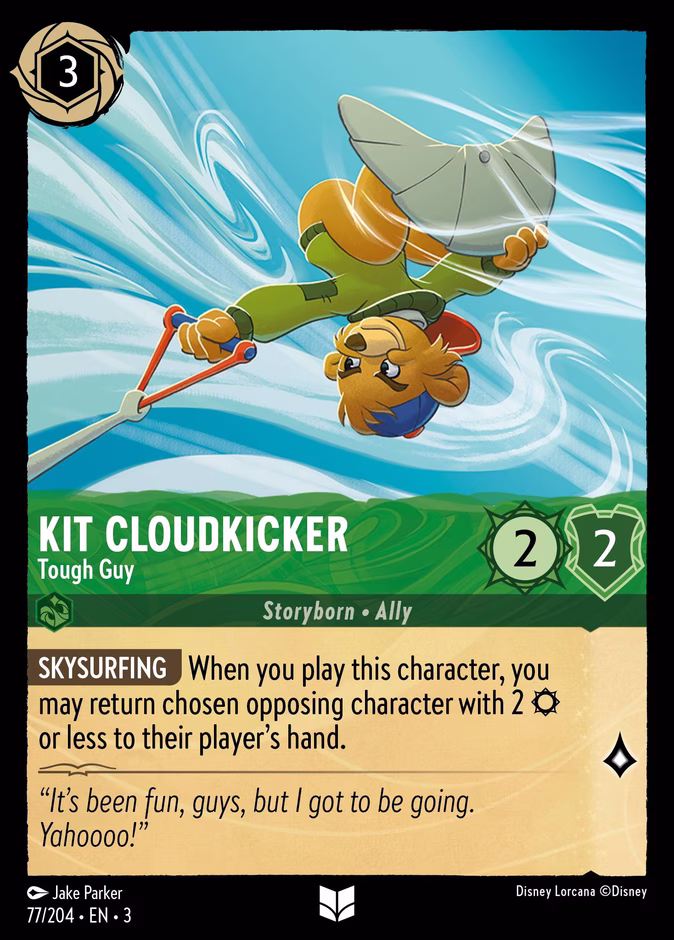 Carta oficial Kit Cloudkicker · Tough Guy