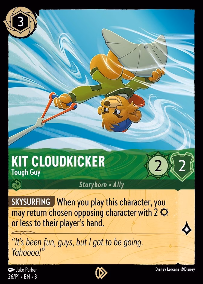 Carta Kit Cloudkicker · Tough Guy