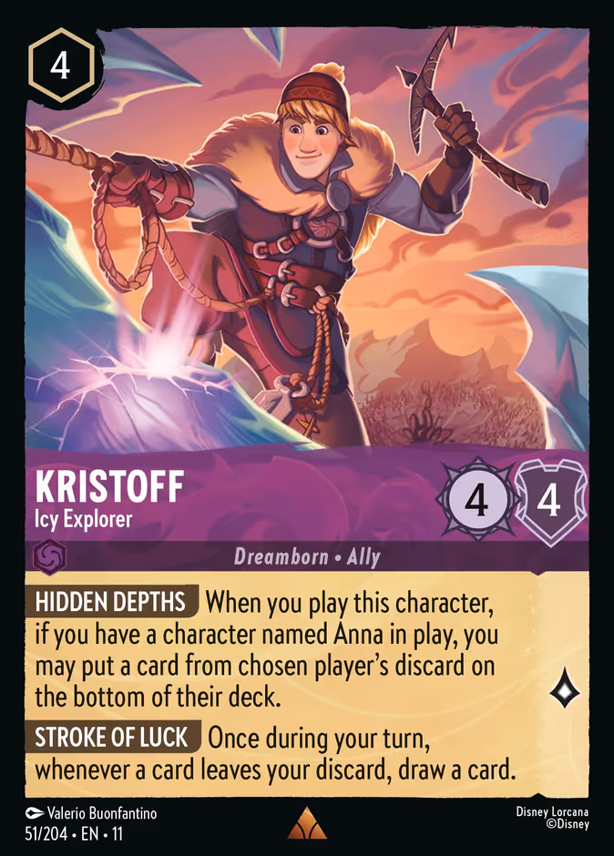 Carta oficial Kristoff · Icy Explorer