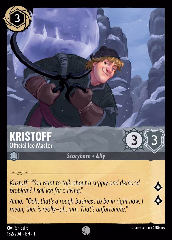 Carta Kristoff · Official Ice Master