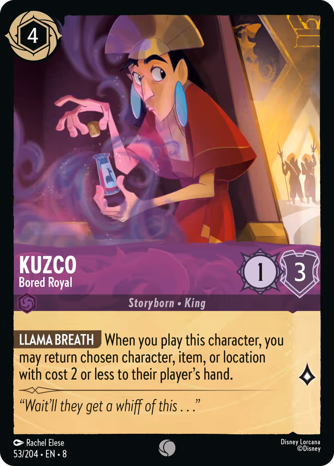 Carta Kuzco · Bored Royal