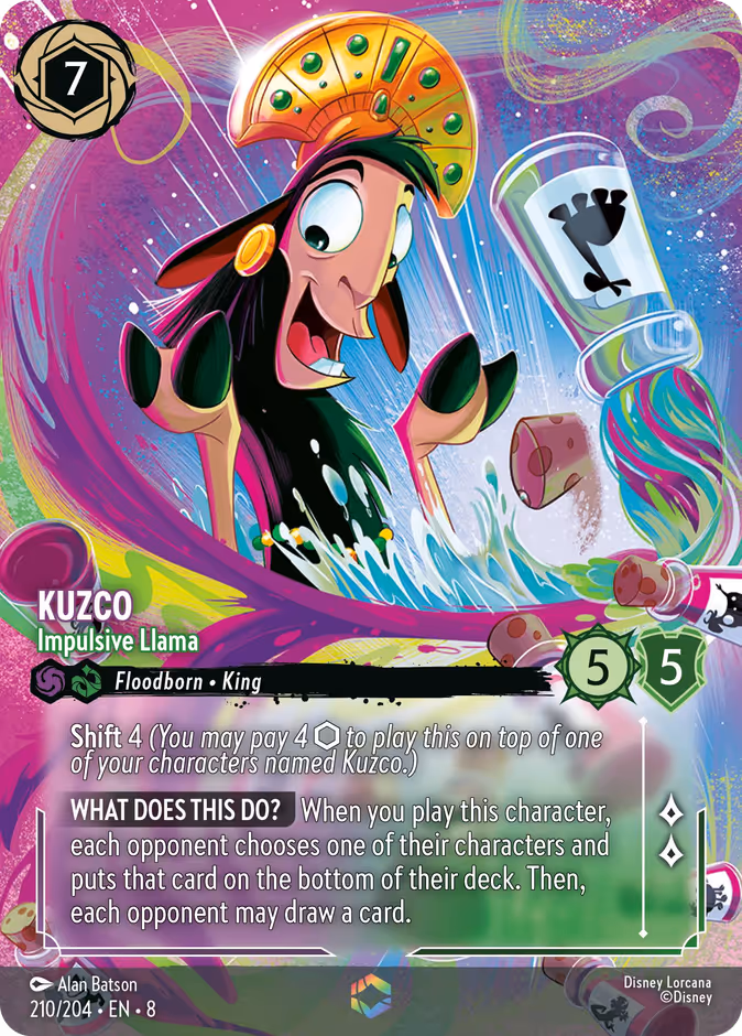 Carta Kuzco · Impulsive Llama