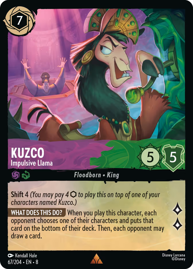 Carta Kuzco · Impulsive Llama