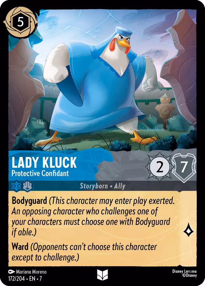 Carta Lady Kluck · Protective Confidant