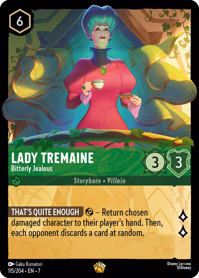 Carta Lady Tremaine · Bitterly Jealous