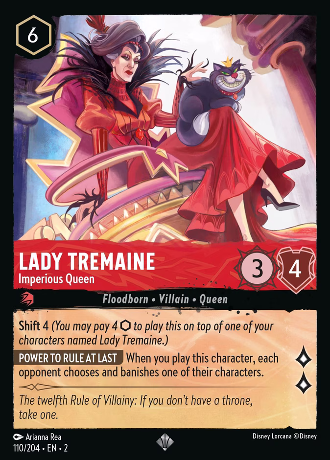 Carta Lady Tremaine · Imperious Queen