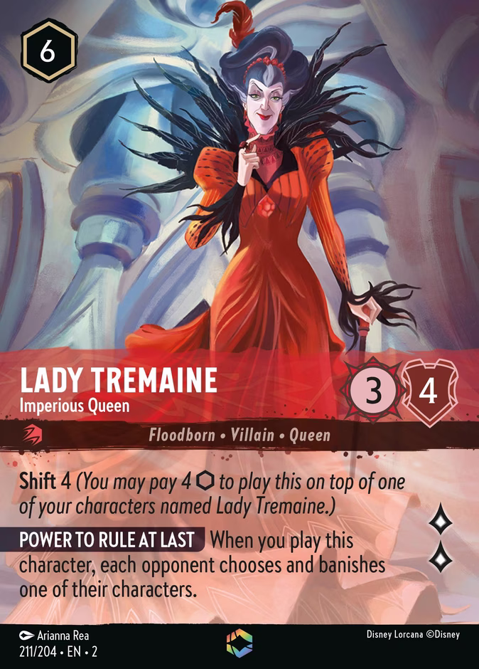 Carta Lady Tremaine · Imperious Queen