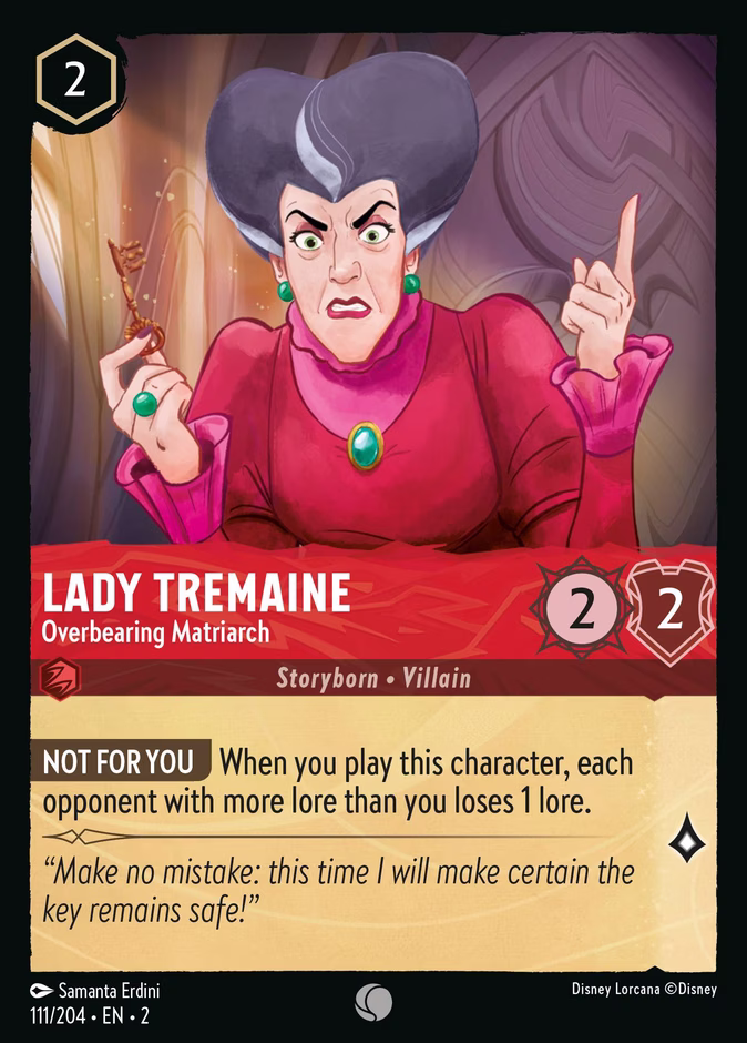 Carta Lady Tremaine · Overbearing Matriarch