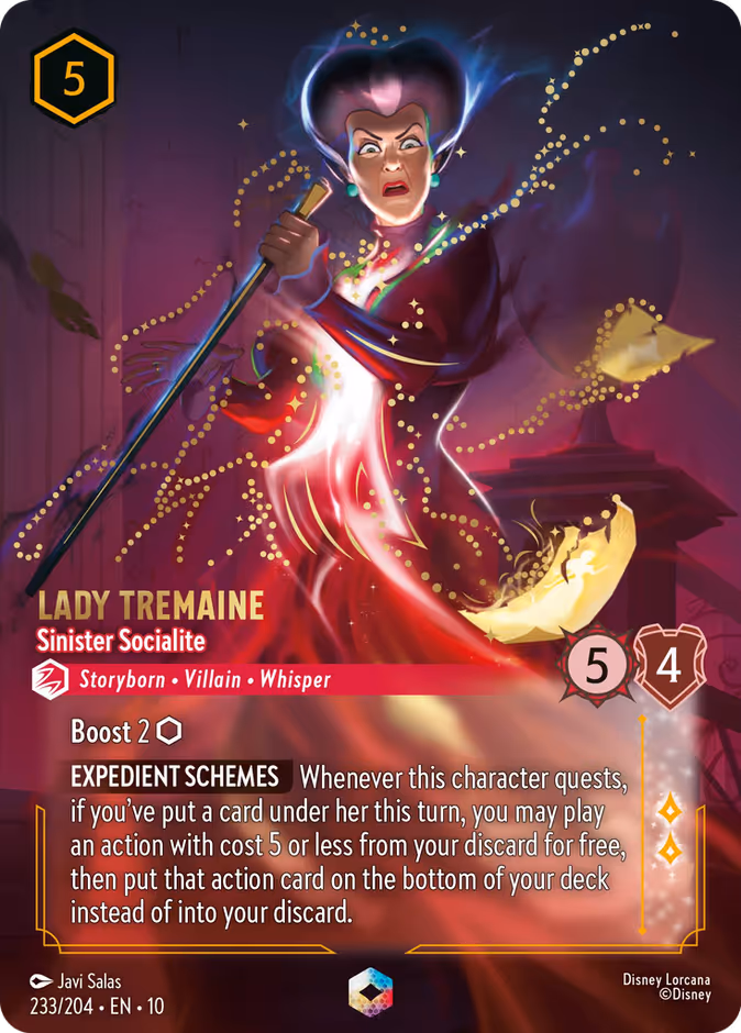 Carta Lady Tremaine · Sinister Socialite