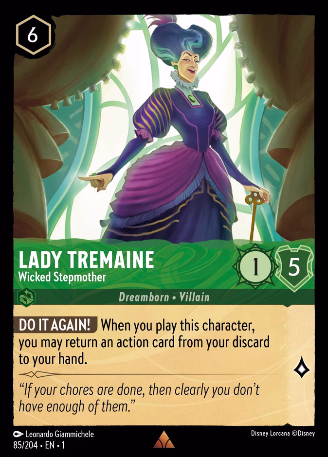 Carta Lady Tremaine · Wicked Stepmother