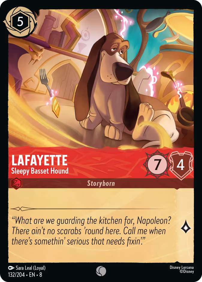 Carta Lafayette · Sleepy Basset Hound