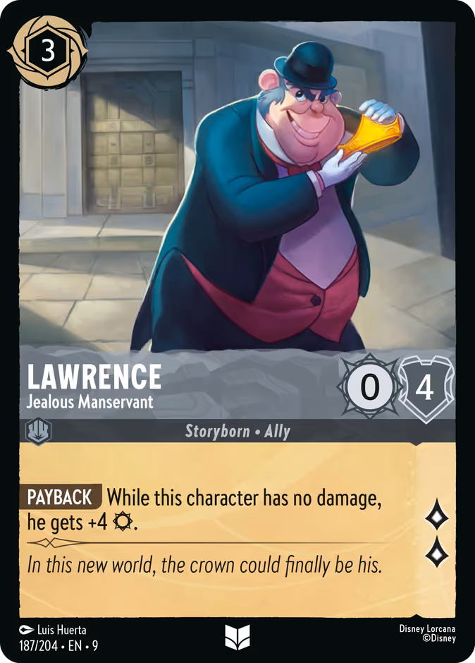 Carta Lawrence · Jealous Manservant