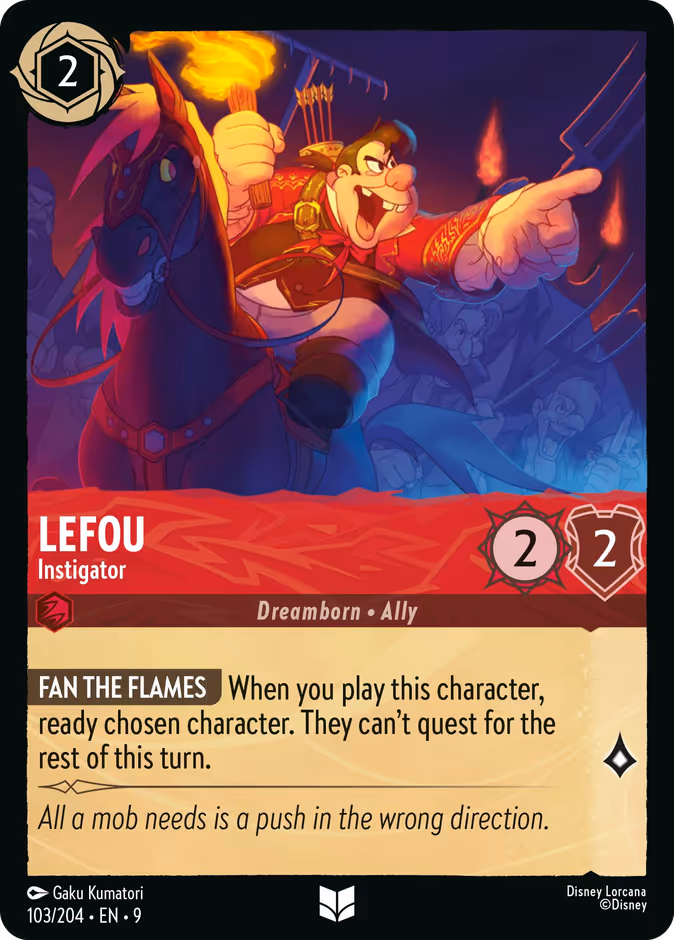 Carta LeFou · Instigator