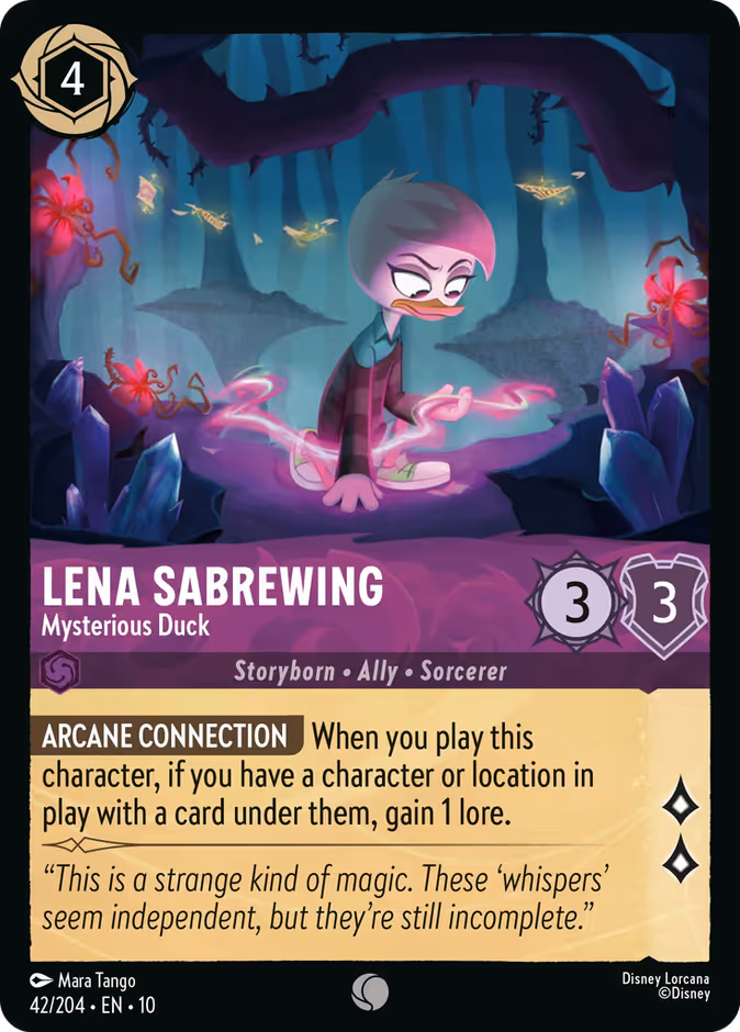 Carta Lena Sabrewing · Mysterious Duck