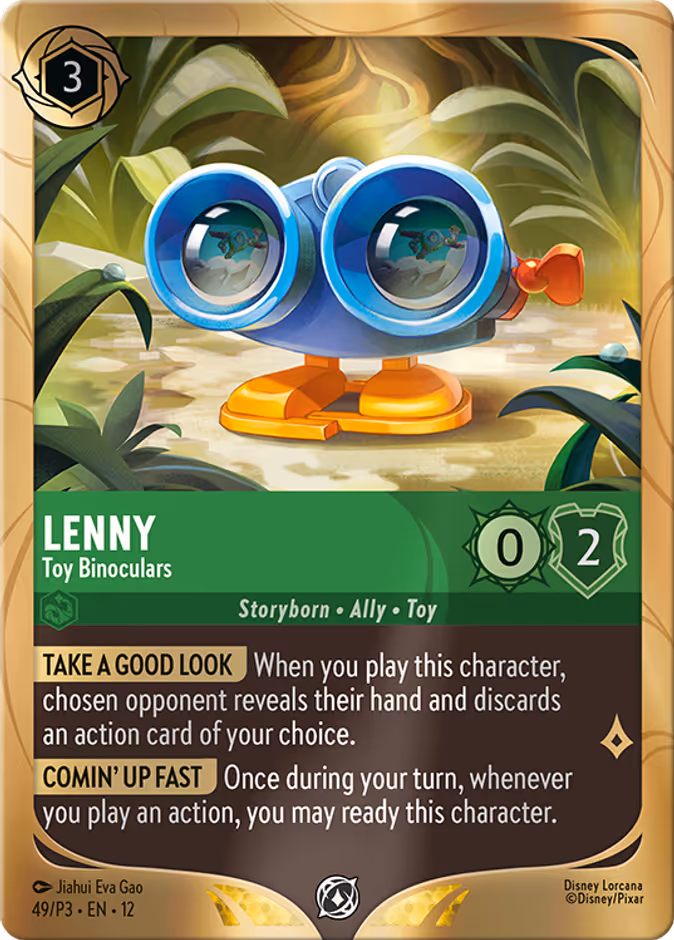 Carta Lenny · Toy Binoculars