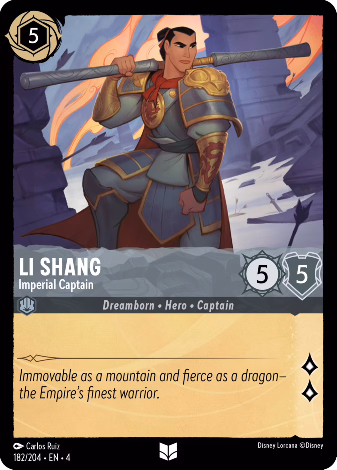 Carta Li Shang · Imperial Captain