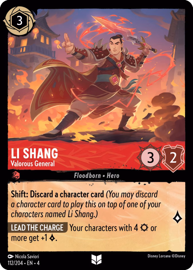 Carta Li Shang · Valorous General
