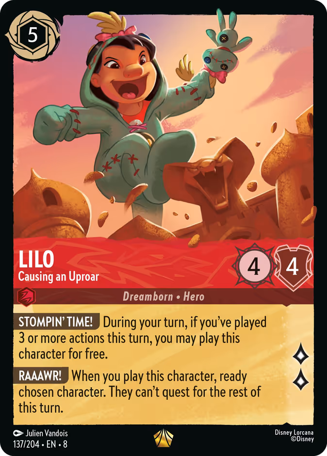 Carta oficial Lilo · Causing an Uproar