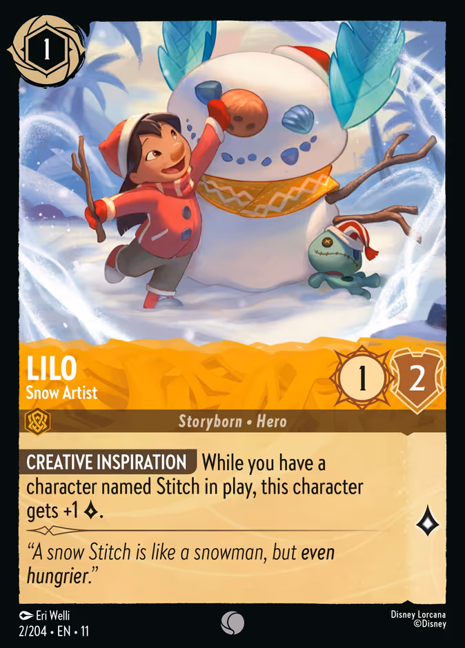 Carta Lilo · Snow Artist