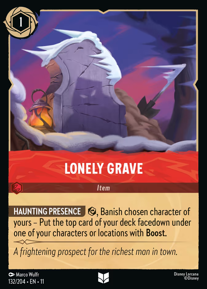 Carta Lonely Grave · 