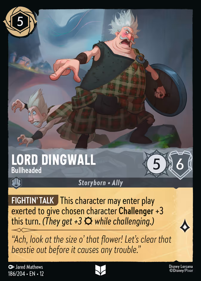 Carta Lord Dingwall · Bullheaded