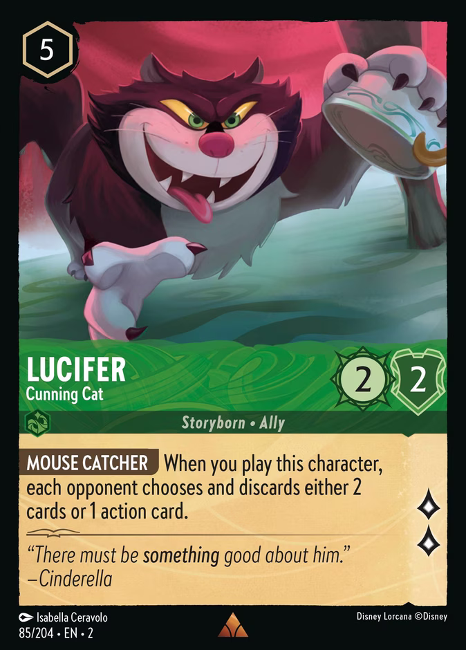Carta Lucifer · Cunning Cat