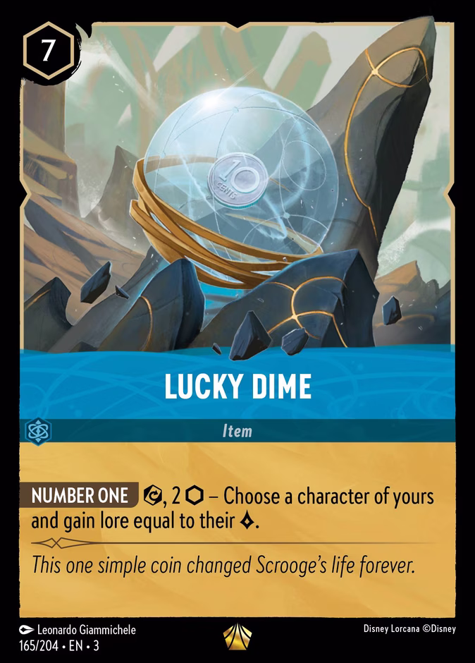 Carta Lucky Dime · 