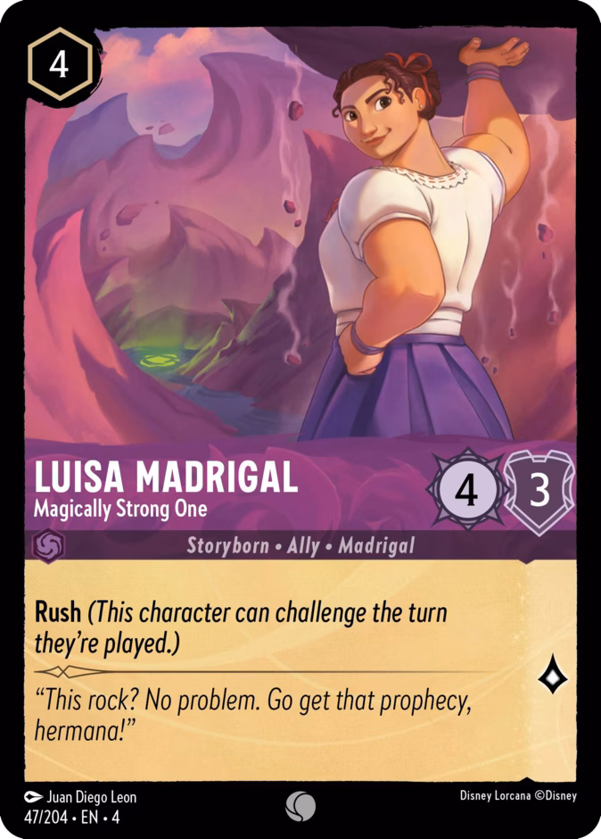Carta Luisa Madrigal · Magically Strong One