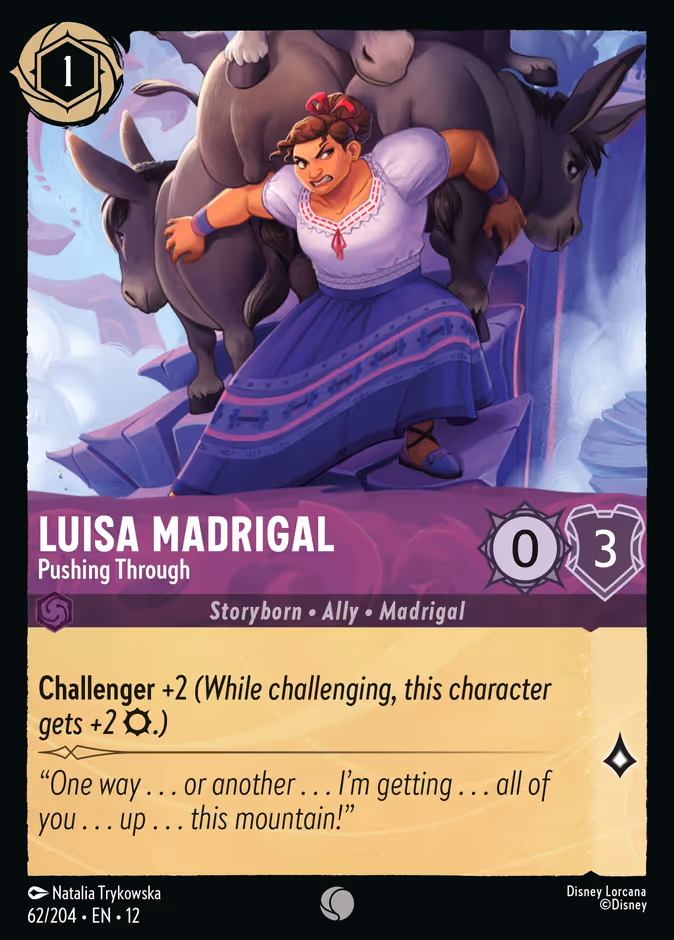 Carta Luisa Madrigal · Pushing Through