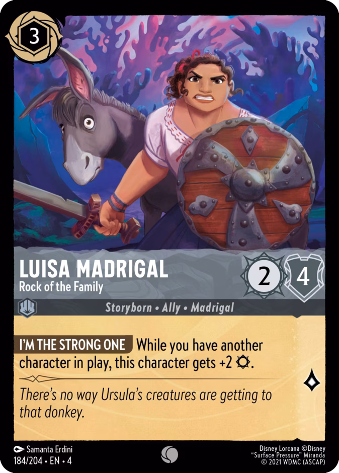 Carta Luisa Madrigal · Rock of the Family