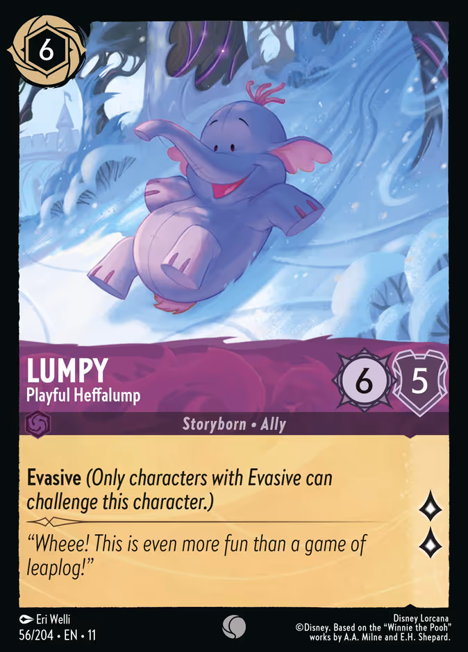 Carta Lumpy · Playful Heffalump